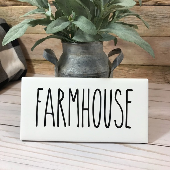 Handmade Other - Farmhouse Decorative Tile Sign 3” x 6”